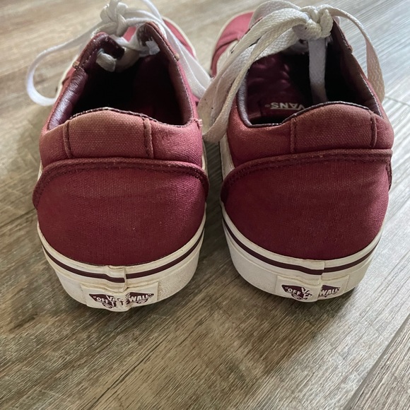 Womens Maroon Vans - Picture 3 of 3